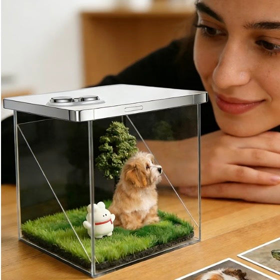 casita holografica para tu mascota 3D