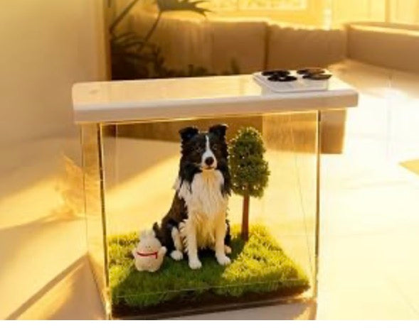 casita holografica para tu mascota 3D